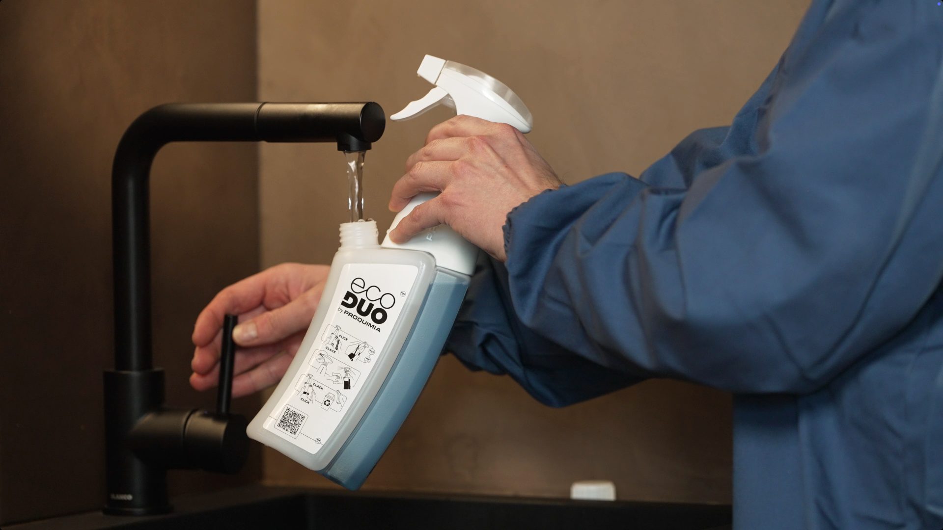 <p>Proquimia apuesta por productos de limpieza concentrados y recargables</p>
